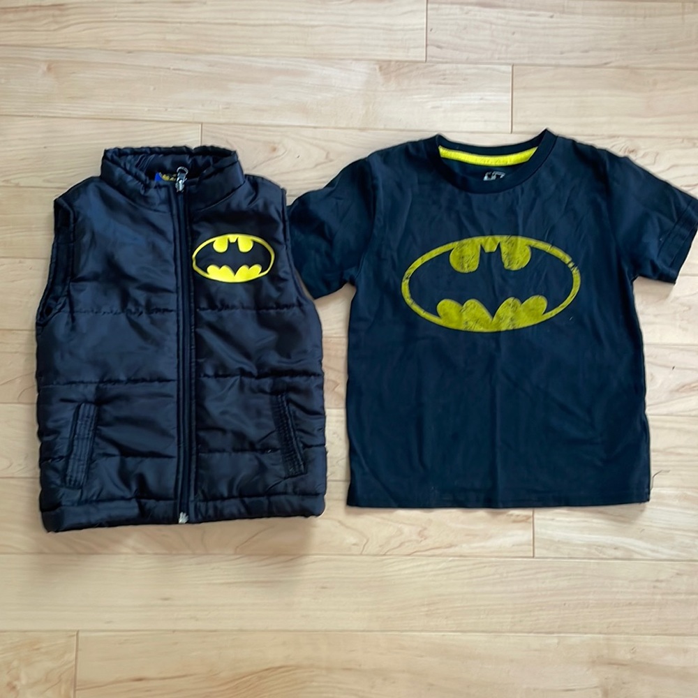 Batman Vest and T Shirt